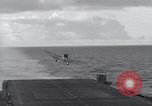 Image of F6F Hellcat fighter Pacific Ocean, 1944, second 12 stock footage video 65675074365