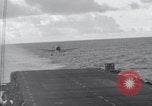 Image of F6F Hellcat fighter Pacific Ocean, 1944, second 20 stock footage video 65675074365