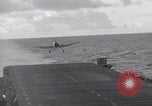 Image of F6F Hellcat fighter Pacific Ocean, 1944, second 21 stock footage video 65675074365