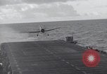 Image of F6F Hellcat fighter Pacific Ocean, 1944, second 22 stock footage video 65675074365