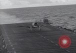Image of F6F Hellcat fighter Pacific Ocean, 1944, second 24 stock footage video 65675074365