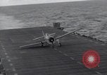 Image of F6F Hellcat fighter Pacific Ocean, 1944, second 25 stock footage video 65675074365