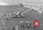 Image of F6F Hellcat fighter Pacific Ocean, 1944, second 29 stock footage video 65675074365