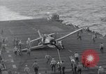 Image of F6F Hellcat fighter Pacific Ocean, 1944, second 33 stock footage video 65675074365