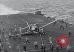 Image of F6F Hellcat fighter Pacific Ocean, 1944, second 34 stock footage video 65675074365