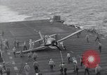Image of F6F Hellcat fighter Pacific Ocean, 1944, second 35 stock footage video 65675074365