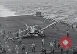 Image of F6F Hellcat fighter Pacific Ocean, 1944, second 36 stock footage video 65675074365
