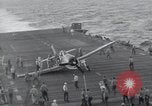 Image of F6F Hellcat fighter Pacific Ocean, 1944, second 37 stock footage video 65675074365
