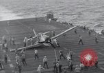 Image of F6F Hellcat fighter Pacific Ocean, 1944, second 39 stock footage video 65675074365