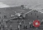 Image of F6F Hellcat fighter Pacific Ocean, 1944, second 44 stock footage video 65675074365