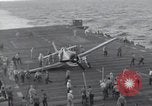 Image of F6F Hellcat fighter Pacific Ocean, 1944, second 46 stock footage video 65675074365