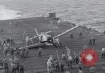 Image of F6F Hellcat fighter Pacific Ocean, 1944, second 48 stock footage video 65675074365
