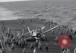 Image of F6F Hellcat fighter Pacific Ocean, 1944, second 49 stock footage video 65675074365
