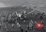 Image of F6F Hellcat fighter Pacific Ocean, 1944, second 56 stock footage video 65675074365