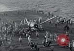 Image of F6F Hellcat fighter Pacific Ocean, 1944, second 57 stock footage video 65675074365
