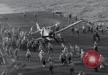 Image of F6F Hellcat fighter Pacific Ocean, 1944, second 58 stock footage video 65675074365