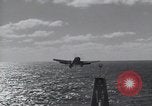 Immagine di F6F Hellcat fighter Oceano Pacifico, 1944, secondo 8 filmato di repertorio 65675074366