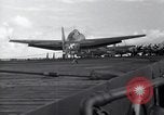 Standbild TBF Avenger Flugzeuge Palau Inseln, 1944, aus Sekunde 25 historischem Filmmaterial Videoclip 65675074371