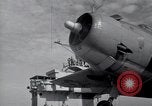 Image of F4F Wildcat fighter planes Palau Islands, 1944, second 10 stock footage video 65675074373