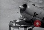 Image of F4F Wildcat fighter planes Palau Islands, 1944, second 13 stock footage video 65675074373