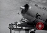 Image of F4F Wildcat fighter planes Palau Islands, 1944, second 14 stock footage video 65675074373