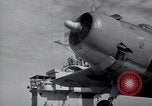 Image of F4F Wildcat fighter planes Palau Islands, 1944, second 16 stock footage video 65675074373