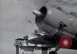 Image of F4F Wildcat fighter planes Palau Islands, 1944, second 22 stock footage video 65675074373