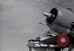 Image of F4F Wildcat fighter planes Palau Islands, 1944, second 27 stock footage video 65675074373