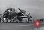 Image of F4F Wildcat fighter planes Palau Islands, 1944, second 5 stock footage video 65675074374