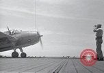 Standbild F4F Wildcat Kampfflugzeuge Palau Inseln, 1944, aus Sekunde 15 historischem Filmmaterial Videoclip 65675074375