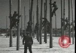 Image Signal Corps poseurs de ligne Georgia United States USA, 1951, de la seconde 10 séquences d'archives historiques vidéo 65675074381