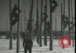 Image Signal Corps poseurs de ligne Georgia United States USA, 1951, de la seconde 12 séquences d'archives historiques vidéo 65675074381