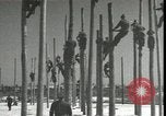 Image Signal Corps poseurs de ligne Georgia United States USA, 1951, de la seconde 22 séquences d'archives historiques vidéo 65675074381