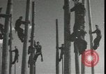 Image Signal Corps poseurs de ligne Georgia United States USA, 1951, de la seconde 28 séquences d'archives historiques vidéo 65675074381