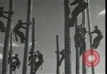 Image Signal Corps poseurs de ligne Georgia United States USA, 1951, de la seconde 33 séquences d'archives historiques vidéo 65675074381
