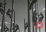 Image Signal Corps poseurs de ligne Georgia United States USA, 1951, de la seconde 34 séquences d'archives historiques vidéo 65675074381