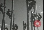 Image Signal Corps poseurs de ligne Georgia United States USA, 1951, de la seconde 35 séquences d'archives historiques vidéo 65675074381