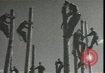 Image Signal Corps poseurs de ligne Georgia United States USA, 1951, de la seconde 38 séquences d'archives historiques vidéo 65675074381