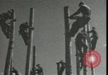 Image Signal Corps poseurs de ligne Georgia United States USA, 1951, de la seconde 45 séquences d'archives historiques vidéo 65675074381
