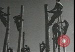 Image Signal Corps poseurs de ligne Georgia United States USA, 1951, de la seconde 47 séquences d'archives historiques vidéo 65675074381