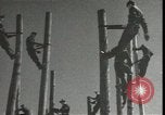 Image Signal Corps poseurs de ligne Georgia United States USA, 1951, de la seconde 50 séquences d'archives historiques vidéo 65675074381