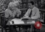 Image of Albert Einstein Princeton New Jersey USA, 1946, second 22 stock footage video 65675074403