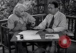 Image of Albert Einstein Princeton New Jersey USA, 1946, second 40 stock footage video 65675074403