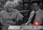 Image of Albert Einstein Princeton New Jersey USA, 1946, second 52 stock footage video 65675074403