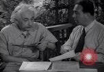 Image of Albert Einstein Princeton New Jersey USA, 1946, second 56 stock footage video 65675074403