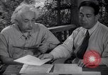 Image of Albert Einstein Princeton New Jersey USA, 1946, second 58 stock footage video 65675074403