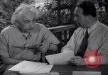 Image of Albert Einstein Princeton New Jersey USA, 1946, second 62 stock footage video 65675074403