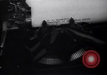 Image of Albert Einstein letter to Roosevelt about atomic bomb Long Island New York USA, 1939, second 27 stock footage video 65675074404