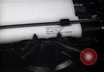 Image of Albert Einstein letter to Roosevelt about atomic bomb Long Island New York USA, 1939, second 45 stock footage video 65675074404