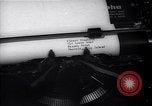 Image of Albert Einstein letter to Roosevelt about atomic bomb Long Island New York USA, 1939, second 46 stock footage video 65675074404